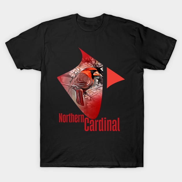 Northern Cardinal Graphic T-Shirt by Ripples of Time